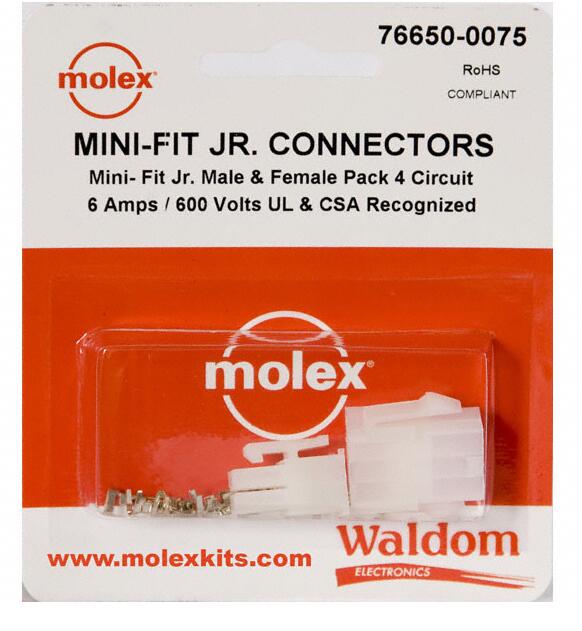Molex莫仕連接器,套件76650-0075,Molex代理商